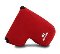 MegaGear MG1867 Ultra Light Neoprene Camera Case compatible with Sony Alpha A6600 (18-135mm) - Red