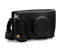 MegaGear MG1892 Ever Ready Genuine Leather Camera Case compatible with Fujifilm X100V - Black