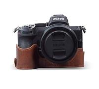 MegaGear MG1945 Ever Ready Genuine Leather Camera Half Case compatible with Nikon Z5 - Brown