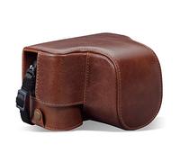 MegaGear MG1952 Ever Ready Genuine Leather Camera Case Compatible with Sony Alpha 7C, A7 C (28-60MM)- Black