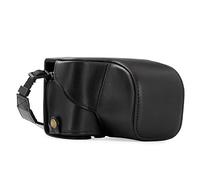 MegaGear MG406 Sony Alpha A6300, A6000 (16-50 mm) Ever Ready Leather Camera Case and Strap - Black