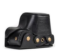 MegaGear MG558 Ever Ready Genuine Leather Case and Strap with Battery Access for Sony Alpha A6300/A6000 Camera - Black