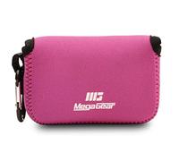 MegaGear MG719 Ultra Light Neoprene Camera Case compatible with Panasonic Lumix DC-TZ95, DC-TZ90, DMC-TZ100 - Hot Pink