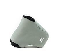 MegaGear MG730 Ultra Light Neoprene Case with Carabiner for Sony Cyber-shot DSC-RX10 II/DSC-RX10 Camera - Grey