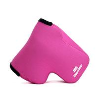 MegaGear MG758 Ultra Light Neoprene Case with Carabiner for Sony Cyber-shot DSC-RX10 IV/DSC-RX10 III Camera - Hot Pink
