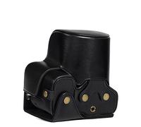 MegaGear MG760 Ever Ready Leather Case and Strap with Battery Access for Sony Cyber-Shot DSC-RX10 IV/DSC-RX10 III Camera - Black