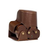 MegaGear MG761 Ever Ready Leather Case and Strap with Battery Access for Sony Cyber-Shot DSC-RX10 IV/DSC-RX10 III Camera - Dark Brown