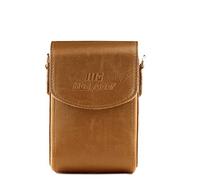 MegaGear MG825 Samsung WB350F Leather Camera Case with Strap - Light Brown