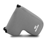 MegaGear Neoprene Case Compatible with Sony Alpha A6600 (18-135mm) - Grey
