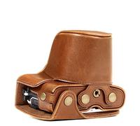 MegaGear Olympus PEN E-PL8 Ever Ready Leather Camera Case - Light Brown