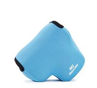 MegaGear ''Ultra Light'' Neoprene Camera Case Bag with Carabiner for Panasonic Lumix DMC-FZ300 Digital Camera (Blue) (MG627)