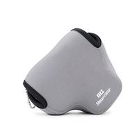 MegaGear MG628 Ultra Light Neoprene Case with Carabiner for Panasonic Lumix DMC-FZ300 Camera - Grey