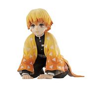 Megahouse G.E.M. Series Palm Size Zenitsu Agatsuma - Kimetsu no Yaiba Anime Action Figure, Multicolored, Blue and White