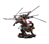 Megahouse Roronoa Zoro Wa Maximum Portrait Of Pirate Demon Spirit Kyuutou-ryuu Asura One Piece Figure 17 Cm Grey