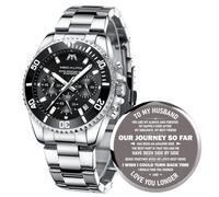 MEGALITH Gifts for Husband Watches Men: Birthday Wedding Present for Him