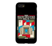 Megalithic Temples Malta Flag Temple Retro Art Case for iPhone SE (2020) / 7/8