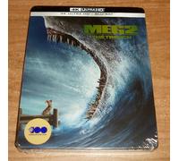 Megalodon 2 (The Meg 2: The Trench) 4K UHD + Blu-Ray New Sealed Steelbook