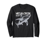 Megalodon Dinosaur Shark Ultimate Predator Prehistoric Beast Long Sleeve T-Shirt