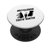 Megalodon Tooth Hunter - Megalodon Shark PopSockets Adhesive PopGrip