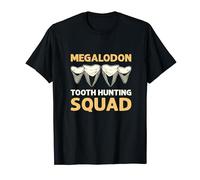 Megalodon Tooth Hunting Squad. Megalodon Fossil Tooth Hunter T-Shirt