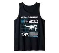 Megalosaurus fact Sheet Dinosaur Facts Tank Top