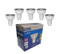 Megaman 5w LED GU10 PAR16 Lamp 5 Pack 36 Degree Kitchen Spotlight 710290 4000k Cool White)