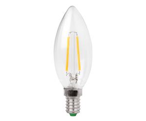 MEGAMAN Filament candle LED bulb E14 3W filament clear, warm white
