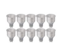 Megaman GU10 74 mm Long Neck Reflector Dimmable LED Lamp, 5 Watt, 2800K Colour Temperature, Warm White 10 Packs