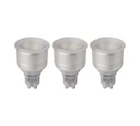 Megaman GU10 74 mm Long Neck Reflector Dimmable LED Lamp, 5 Watt, 2800K Colour Temperature, Warm White 3 Packs
