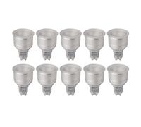 Megaman GU10 74 mm Long Neck Reflector Dimmable LED Lamp, 5 Watt, 4000K Colour Temperature, Cool White 10 Packs