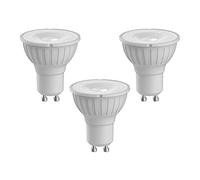 Megaman GU10 Reflector Dimmable LED Lamp, 5.5 Watt, 2800K Colour Temperature, Warm White 3 Packs