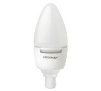 Megaman LED Candle B15d 2800K Dimmable 7W=35W Warm White 25,000 Hours+ 2800k