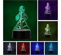 Megaman LED Video Game Lamp Color Changing USB Night Light and Decoration
