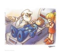 Megaman Limited Edition 14x11" Art Print Megaman Multicolor