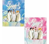 MEGAMAX - MEGAMAX PAINTED÷LOVE:) 1st Mini Album ( BLUE + PINK ) 2 Ver SET. 2ea CD+2ea Photo Book(each 72p)+2ea Photo Card+2ea Post Card+2ea Lyrics Book(each 20p)