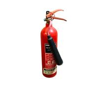 MegaMaxx 20 Pieces Fire Extinguisher Wall Bracket for 2 and 5 kg CO2 - Fire Safety Cylinder Wall Hooks for Hotel, Office, Workshop, Van, Home and Kitchen, Garage (Black)