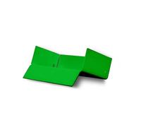 MegaMaxx Business Card Holder - Green Finish - Freestanding Desktop Titled Stand - For 85mm x 55mm Cards - Powder-Coated Finish - British Steel - Offices, Marketing, Business, Industrial - UK Made
