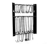MegaMaxx C Paint Hooks and Wall Mountable Storage Hanging Holder Rack - Powder Coating Steel Frame of 15x12 Inch and 65 Pieces of Small and Large Hooks for Spray, Painting