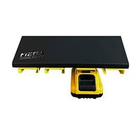MegaMaxx Heavy Duty Steel Power Tool Battery Storage Holder - Wall Mountable Racking Drill DIY Storage Unit - Compatible with DeWalt Cordless Batteries