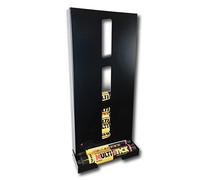 MegaMaxx Wall Mounted Can Holder for Aerosol, Grease and Silicone Adhesive Tube- Spray Storage Dispenser Unit for Garage, Workshop (Aerosol Can, Black)