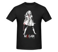 Megan M3gan Horror Movie T Shirt Harajuku Plus Size O-Neck Cotton Short Sleeve T Shirts Black M