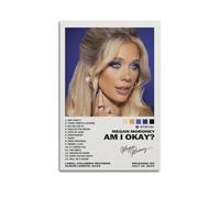 Megan Moroney Am I Okay Album Cover Aesthetic Limited Edition Signature Rap Singer Music Poster Dormitory Decoration Bedroom Poster Printing Canvas Wall Art Room Unframe-style 11x18 inch (30x45 cm)