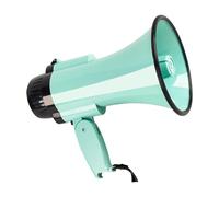 Megaphone Speaker Loud Bullhorn with Gift Lightweight Durability 30 W Portable for Vending Outdoor, Green