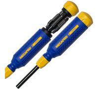 MEGAPRO® 15-in-1 Original Multi-bit Screwdriver | Home DIY & Repair | Construction | Tradeswork | 14 Industrial-grade bit tips | 1/4" Hex Drive in shaft (Original)