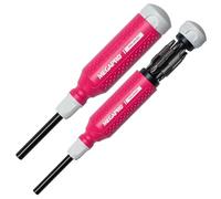 MEGAPRO® 15-in-1 Original Multi-bit Screwdriver | Home DIY & Repair | Construction | Tradeswork | 14 Industrial-grade bit tips | 1/4" Hex Drive in shaft (Pink)