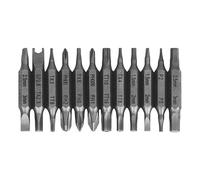 MEGAPRO® Bit Pack - The Precision | 12 double-ended bits | Precision Bits | Standard micro sizes | Tamperproof bit | Compatible with MEGAPRO® driver