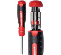 Megapro Marketing USA NC 211R2C36RD Ratcheting Screwdriver,Red