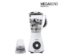 Megarange Megablend Blender & Grinder Black 1.5L Plastic Jug Blender with 2 speeds & pulse setting