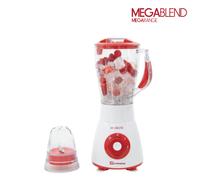SQ Professional MegaRange Blender 600W with 100g Grinding Mill Plastic 1.5L Blending Jug & Grinder Blender for Milkshakes Smoothie Blender Juice Mixer, Ice Crush Function (Maroon Red)