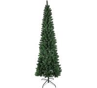 Megashopitalia Christmas Tree, Polyvinyl Chloride Synthetic PVC, Green, 210 cm